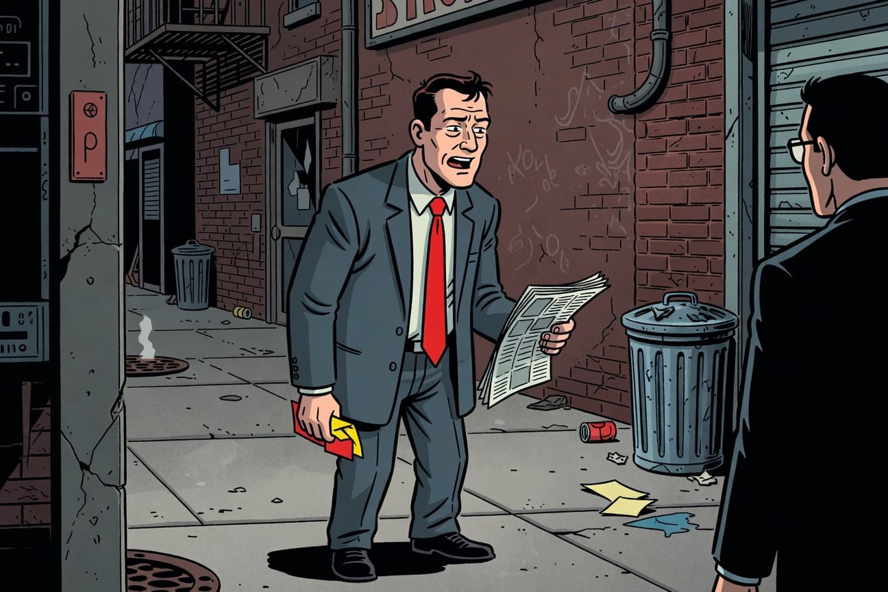Mubi Pays Up for 'Coward' After Cannes Ovation Scam — Entertainment satirical illustration · SPICY tier · Roast Station editorial