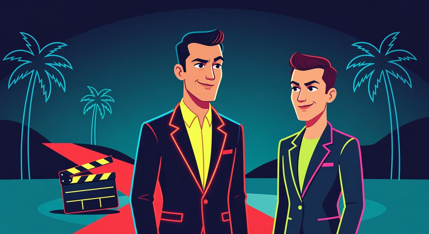 Neon's Seventh Palme Streak Turns Cannes Into a One-Shop Stop — Entertainment satirical illustration · MEDIUM tier · Roast Station editorial