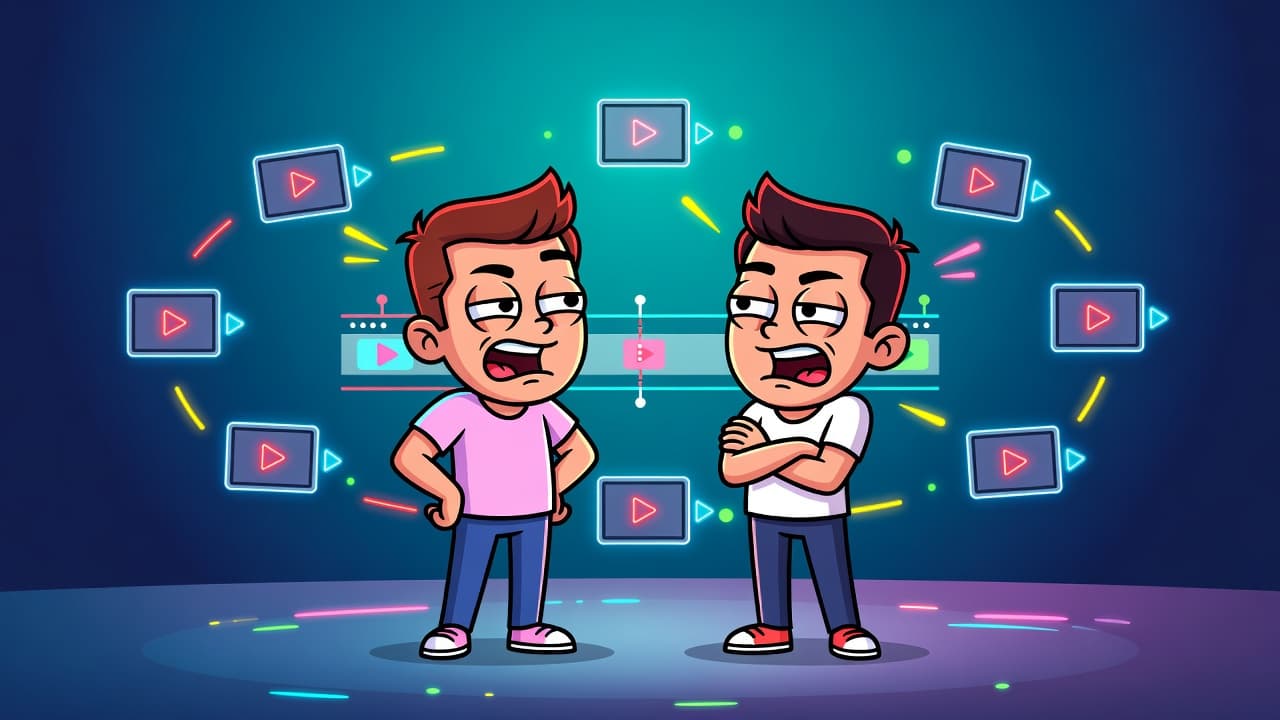 X Debuts Video Editor to Curb Its Repost Addiction — Tech satirical illustration by Roast Station