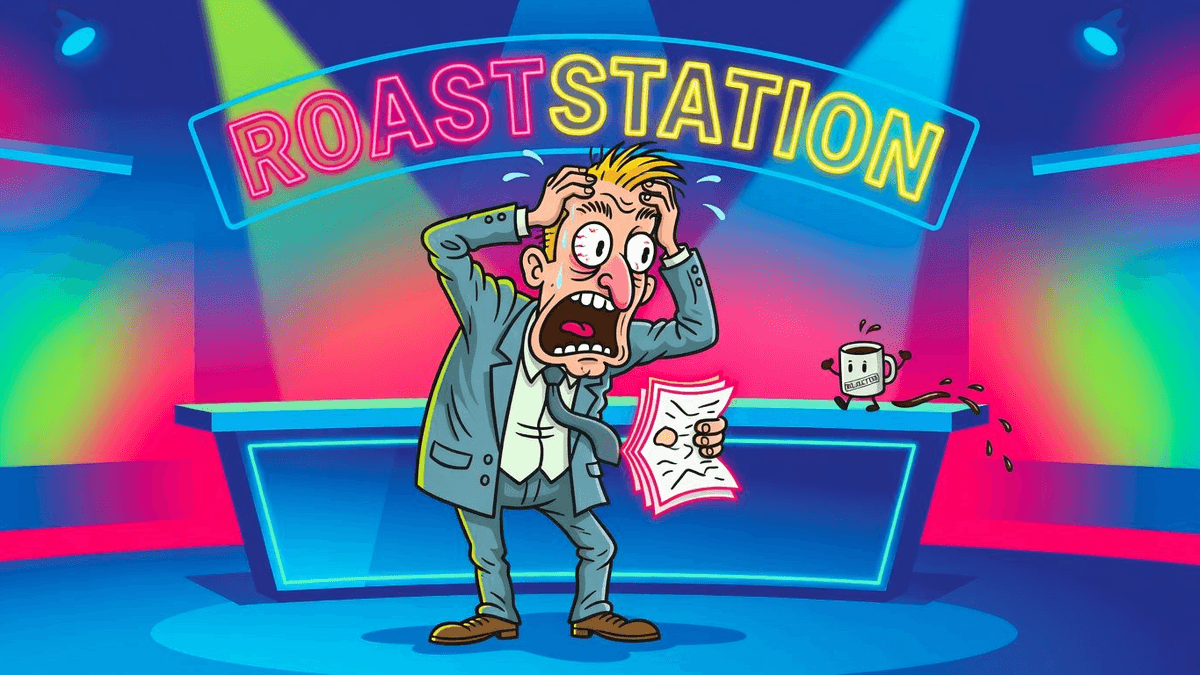 7 Interviews, 2 Months, 1 Epic 'No Thanks': Hiring Gone Mad — Culture satirical illustration by Roast Station