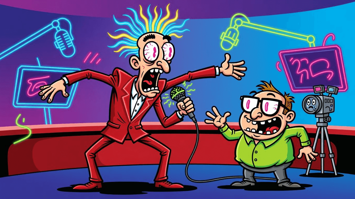 AP's Oddities: News' Designated Freak Show — Culture satirical illustration by Roast Station