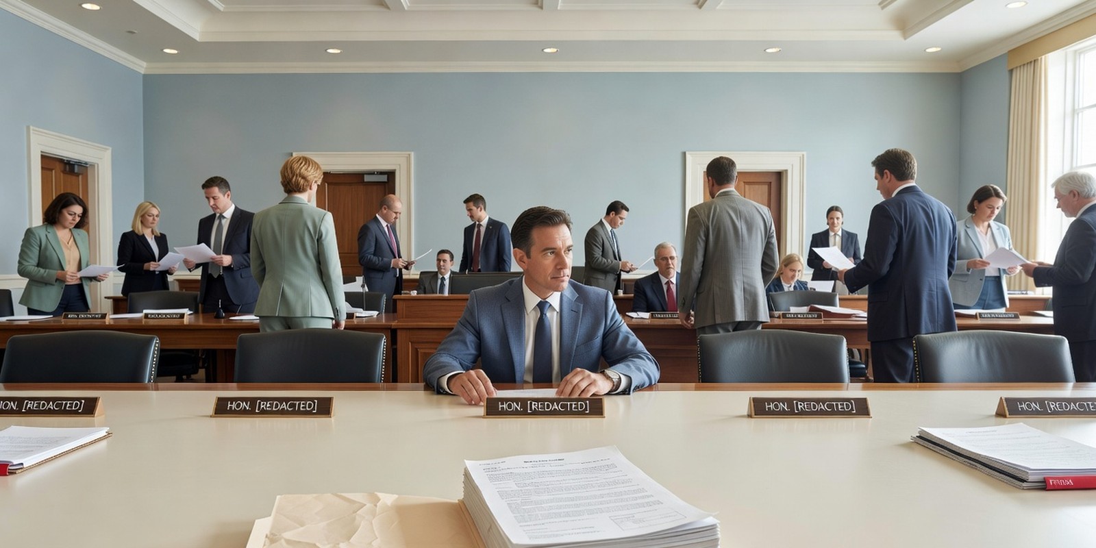 Congress Held a Hearing to Learn What It Already Passed — Politics satirical illustration by Roast Station