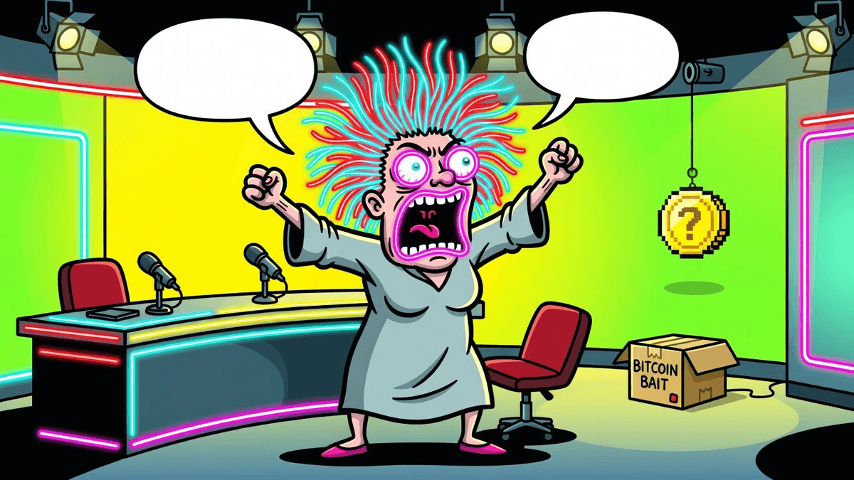 Craig Melvin's Mom-Nap Fury: Bitcoin Bait or TV Stunt? — Tech satirical illustration by Roast Station