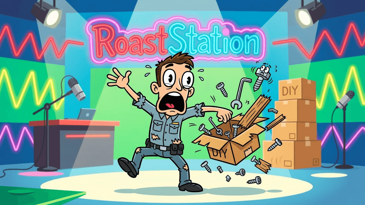 DHS Funded Like a Half-Assed DIY Kit — Culture satirical illustration by Roast Station