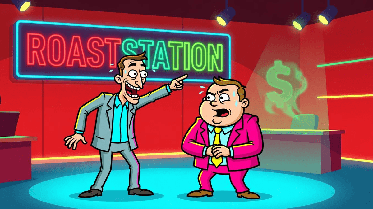Ex-Anthropic Grifters Launch $1B Ghost Startup — Tech satirical illustration by Roast Station