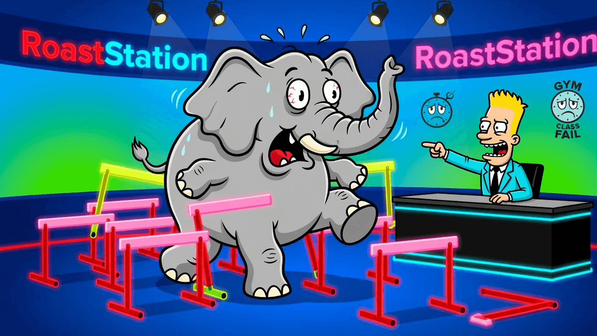 GOP's 'Path' to End Shutdown: More Hurdles Than a Bad Gym Class — Tech satirical illustration by Roast Station