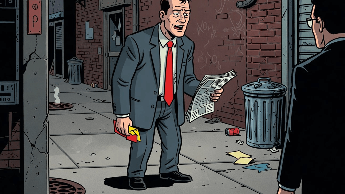 Mubi Pays Up for 'Coward' After Cannes Ovation Scam — Entertainment satirical illustration by Roast Station