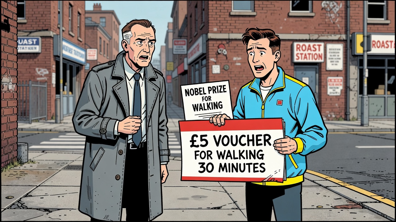 NHS Bribes You to Walk 30 Minutes Like It's Nobel-Worthy