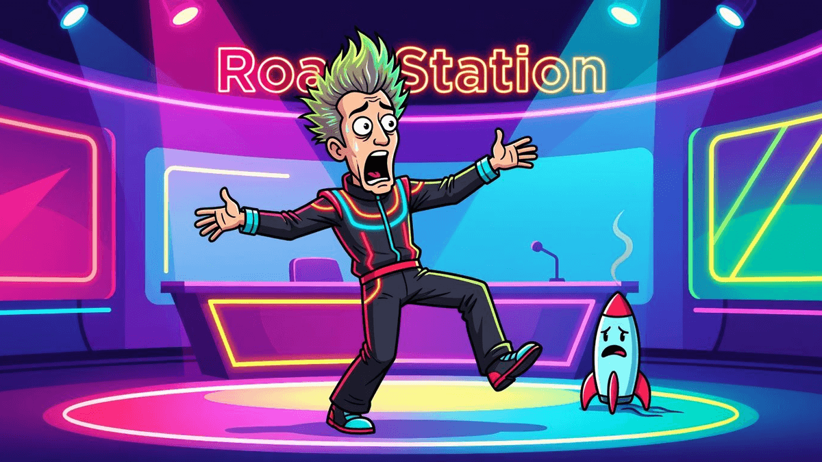 Sci-Fi Solo Act Legs Past Franchise Fizzle: 'Only' 32% Drop! — Tech satirical illustration by Roast Station