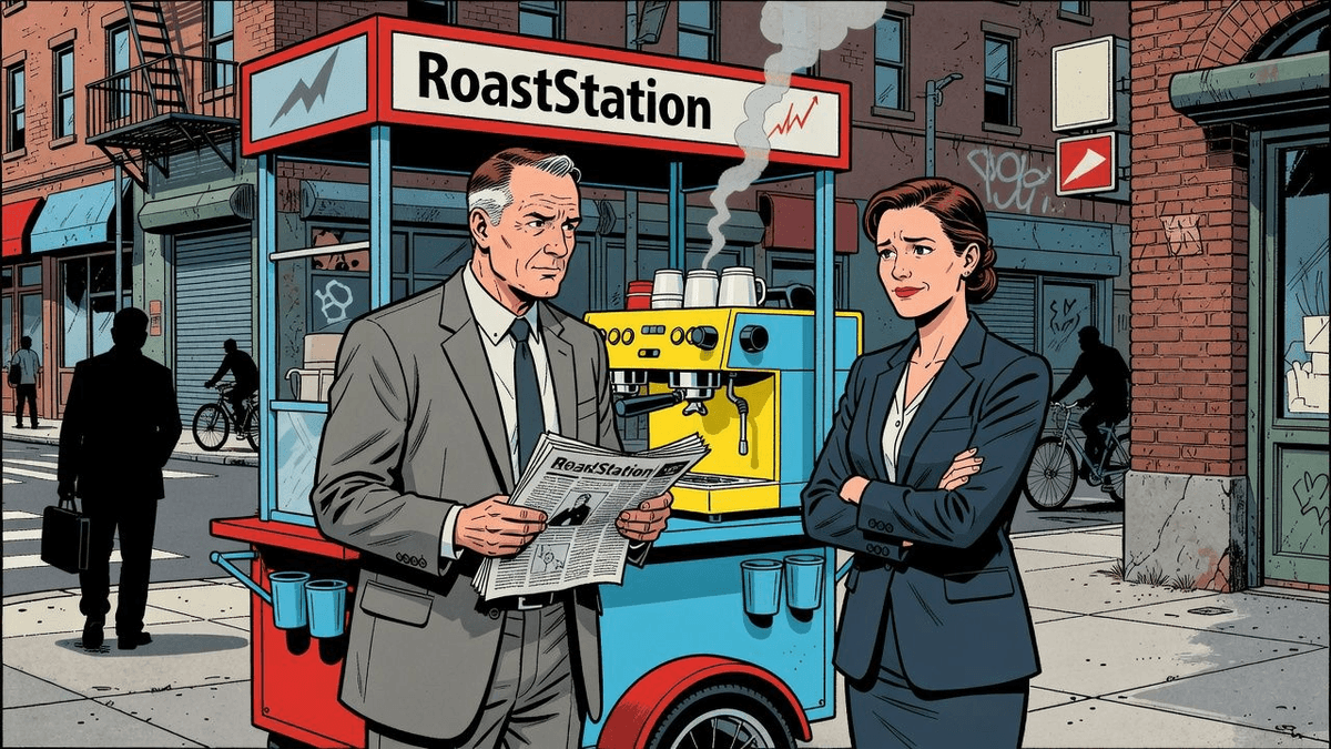 S&P Climbs on Iran Deal Fantasies and SpaceX IPO Hype — Finance satirical illustration · SPICY tier · Roast Station editorial