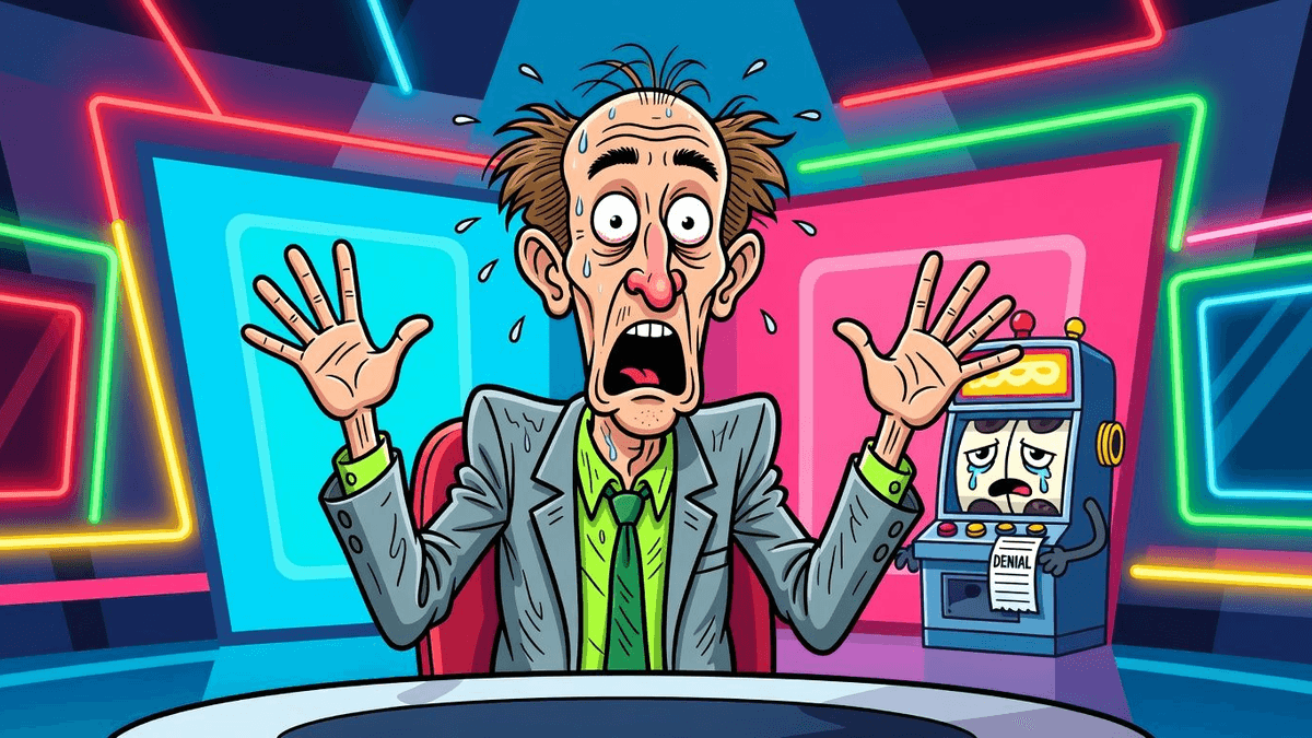 Sports Betting Odds: Gambling's Daily Dose of Denial — Sports satirical illustration by Roast Station