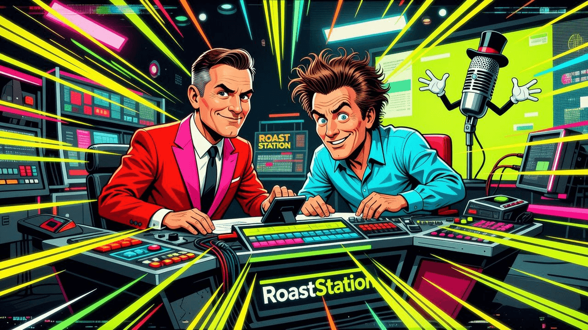 Starmer Labels Former Deputy a 'Giant' of the Movement — Politics satirical illustration by Roast Station