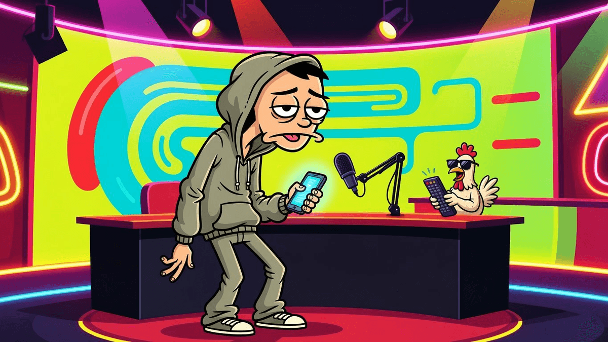 USA Today Sports: The Infinite Scroll of Meh — Sports satirical illustration by Roast Station