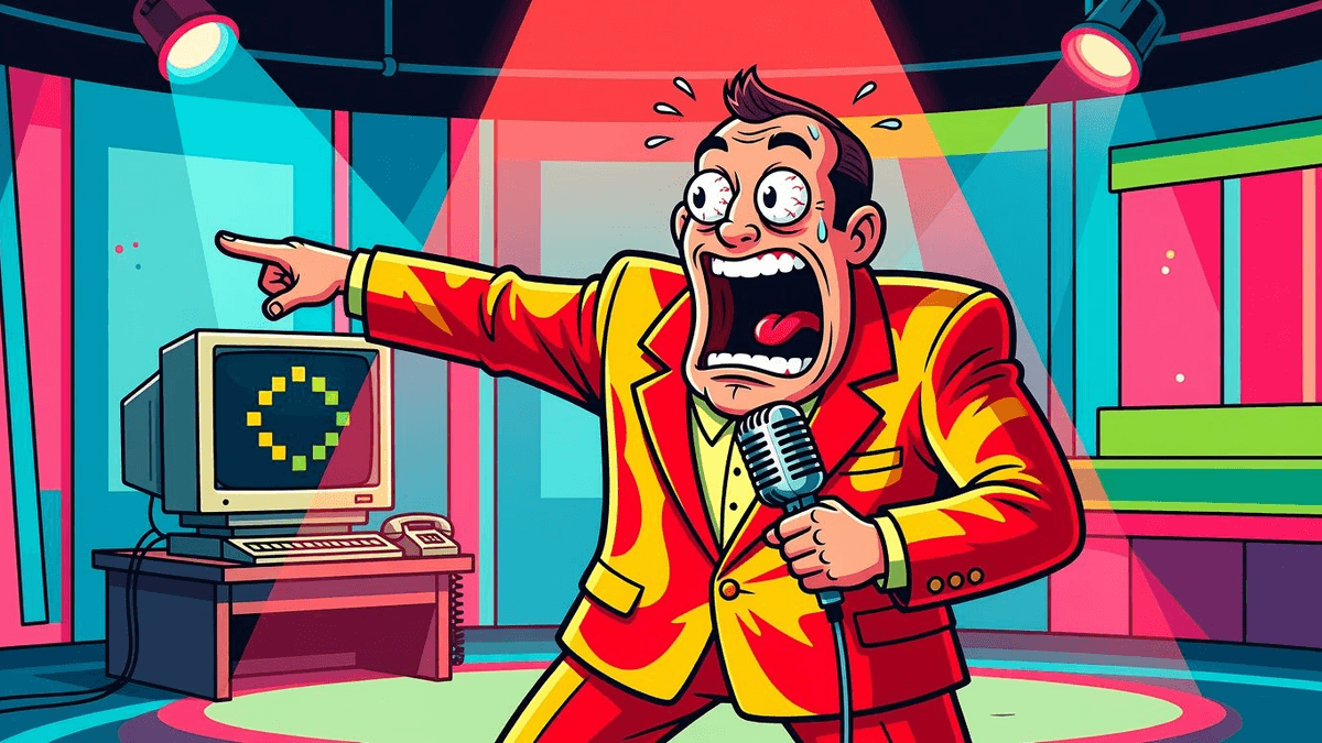 Yahoo News: Breaking News from the Dial-Up Era — Culture satirical illustration by Roast Station
